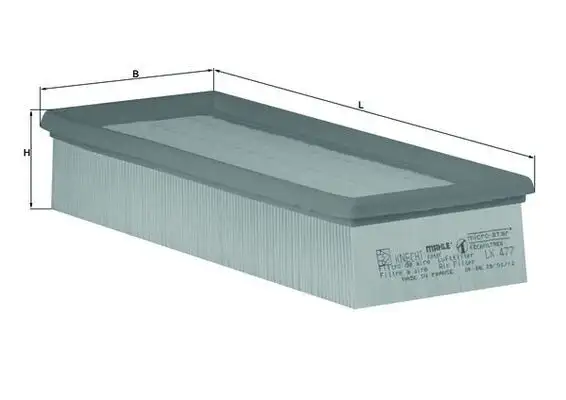 MAHLE LX477 Hava Filtresi 7701041740 resmi