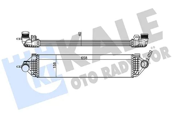 KALE 344915 Turbo Radyatörü resmi