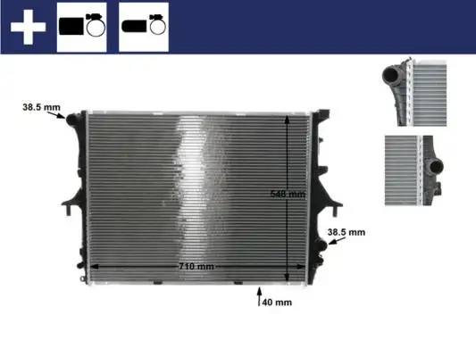 MAHLE CR571000S Radyatör resmi