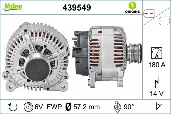 VALEO 439549 Şarj Dinamosu resmi