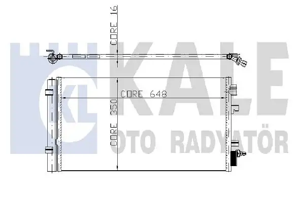 KALE 050ABC065 Klima Radyatörü resmi