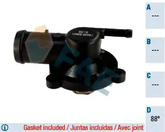 FAE 5351988 Termostat 047121111S resmi