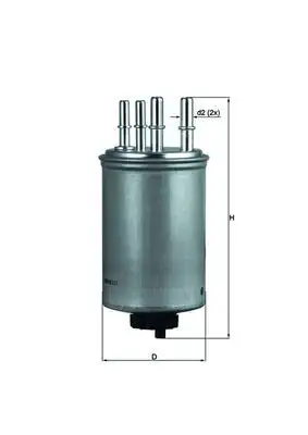 MAHLE KL506 Yakıt Filtresi LR010075 resmi
