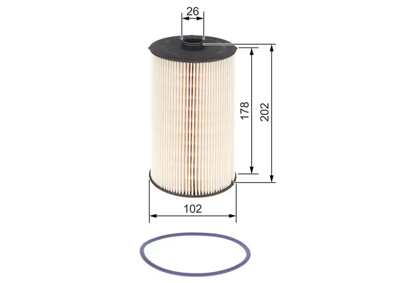 BOSCH F026402748 Yakıt Filtresi 5801516883 resmi