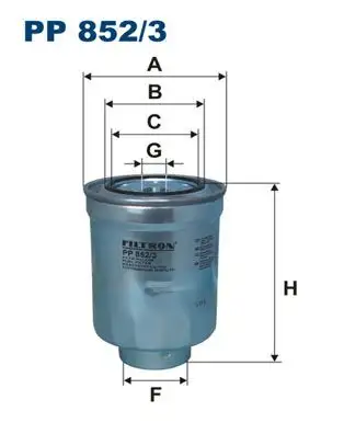 FILTRON PP852/3 Yakıt Filtresi 1770A172 resmi