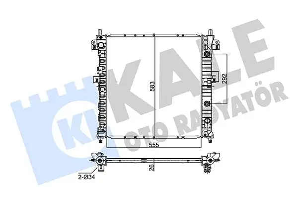 KALE 356405 Radyatör resmi