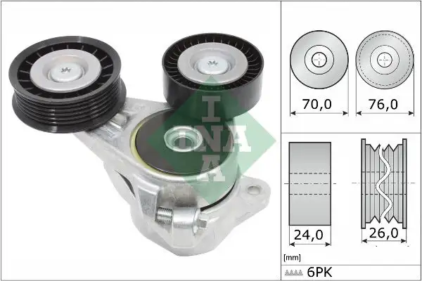 INA 534030910 Kayış Gergi Kütüğü 4M5Q6A228ED resmi