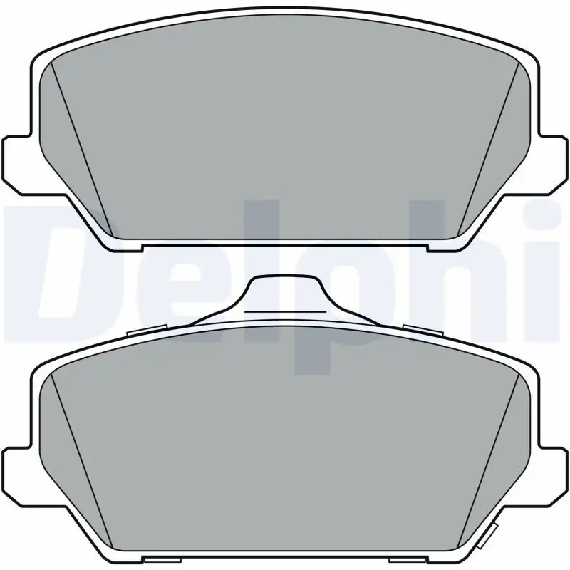 DELPHI LP3403 Ön Fren Balatası resmi