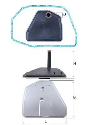 MAHLE HX164D Şanzıman Filtresi 09L325429 resmi