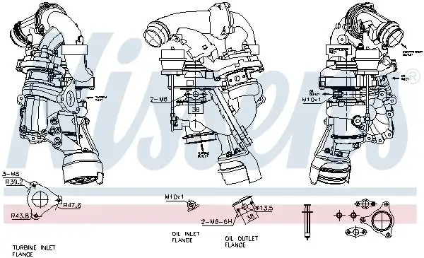 NISSENS 93341 Turbo (Komple) resmi