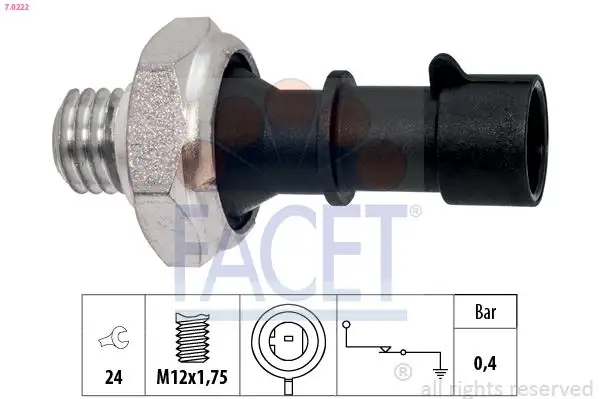 FACET 7.0222 Yağ Müşiri 55508858 resmi