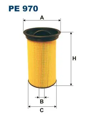 FILTRON PE970 Yakıt Filtresi 13322246881 resmi