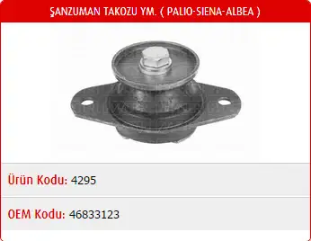 MASTER M4295 Şanzıman Takozu 46833123 resmi