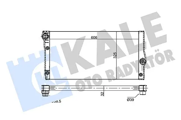 KALE 354250 Radyatör resmi