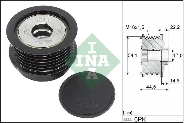 INA 535035210 Alternatör Kasnağı resmi