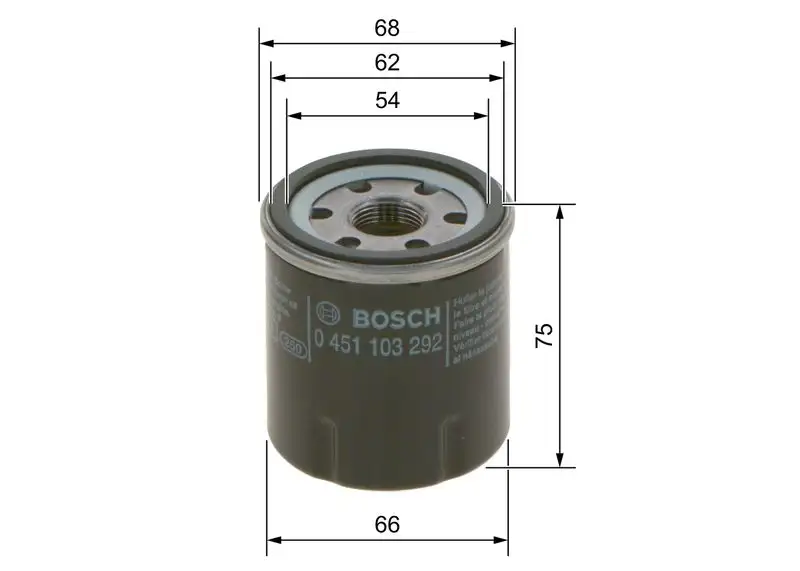 BOSCH 0451103292 Yağ Filtresi resmi