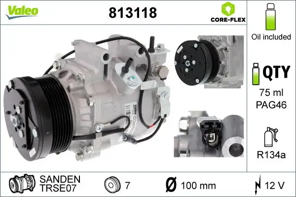 VALEO 813118 Klima Kompresörü resmi