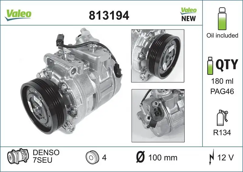 VALEO 813194 Klima Kompresörü resmi