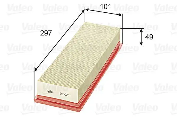 VALEO 585025 Hava Filtresi resmi