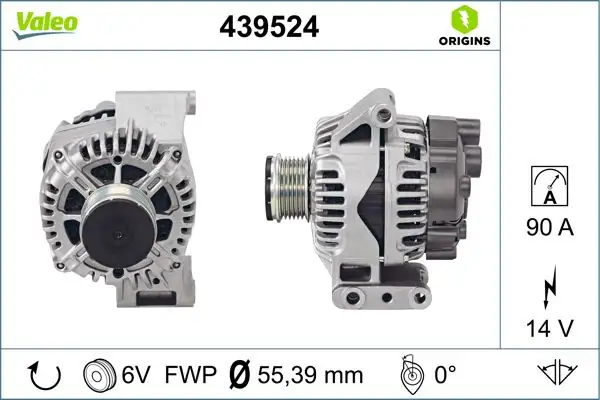 VALEO 439524 Şarj Dinamosu resmi