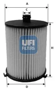 UFI 26.073.00 Yakıt Filtresi 233900N100 resmi