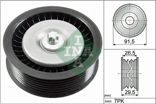 INA 532080810 Alternatör Gergi Rulmanı A6422002070 resmi