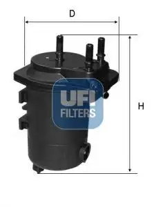 UFI 24.132.00 Yakıt Filtresi resmi