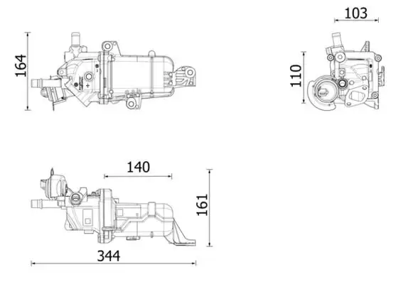 MAHLE CE49000P EGR Soğutucusu 6000616785 resmi