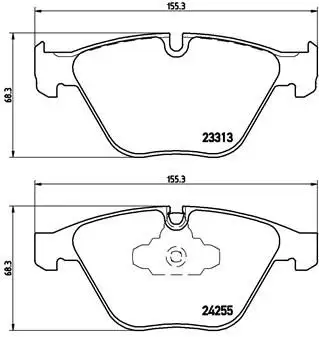 BREMBO P06055 Ön Fren Balatası resmi