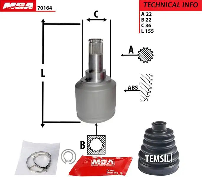 MGA 70164 Aks Kafası (İç) 46307884 resmi