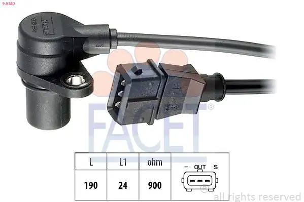 FACET 9.0180 Krank Sensörü NSC100110 resmi