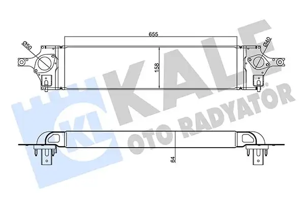 KALE 345125 Turbo Radyatörü resmi