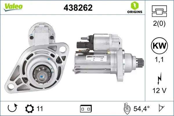 VALEO 438262 Marş Motoru resmi
