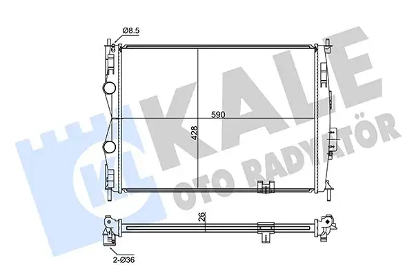 KALE 348045 Radyatör resmi