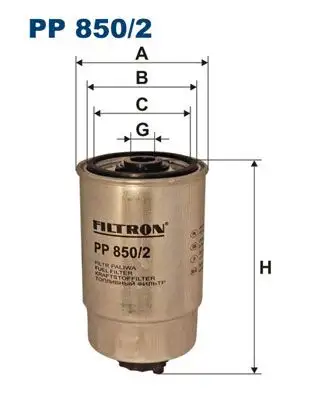 FILTRON PP850/2 Yakıt Filtresi resmi