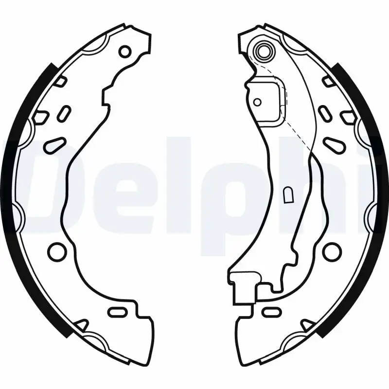 DELPHI LS1975 Arka Fren Balatası 77362365 resmi