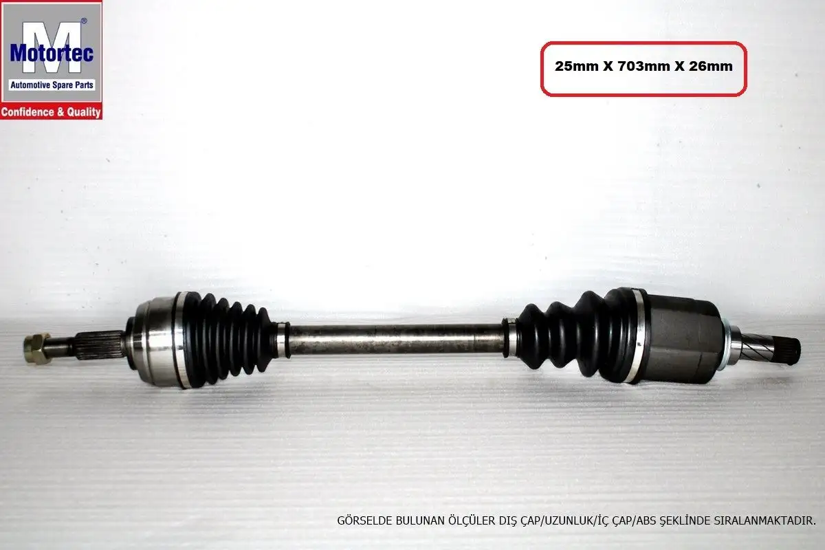 MOTORTEC RNT0610 Ön Aks (Sol) 391016491R resmi