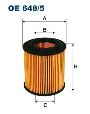 FILTRON OE648/5 Yağ Filtresi resmi