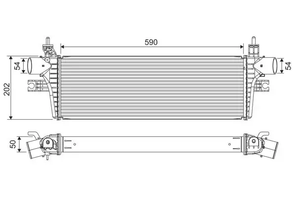 VALEO 822918 Turbo Radyatörü 179400L130 resmi