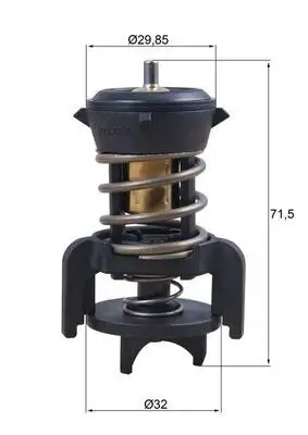 MAHLE TX25194D Termostat resmi