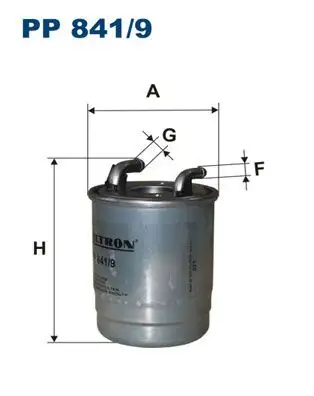 FILTRON PP841/9 Yakıt Filtresi A6420902352 resmi
