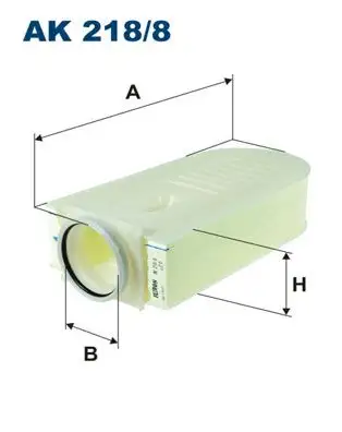 FILTRON AK218/8 Hava Filtresi A6510940004 resmi