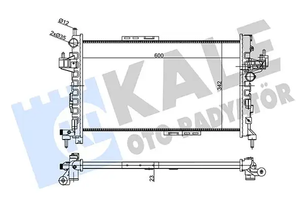 KALE 356875 Radyatör resmi