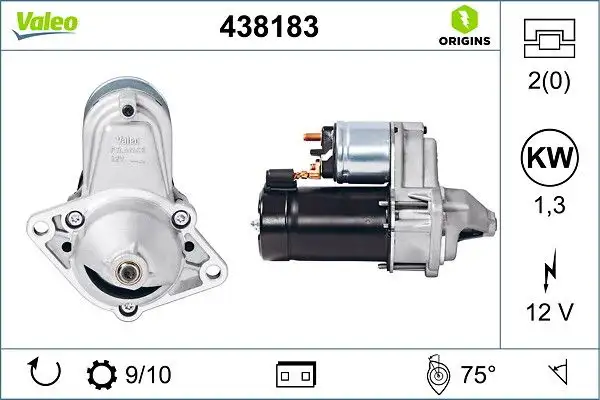 VALEO 438183 Marş Motoru resmi