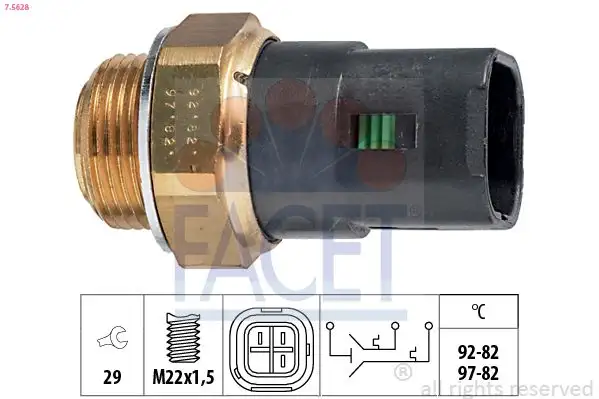 FACET 7.5628 Fan Müşiri 7700798264 resmi