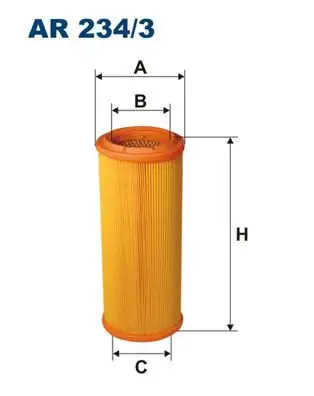 FILTRON AR234/3 Hava Filtresi 46770962 resmi
