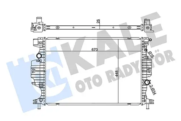 KALE 355895 Radyatör resmi