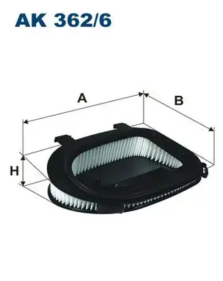 FILTRON AK362/6 Hava Filtresi 13717811026 resmi