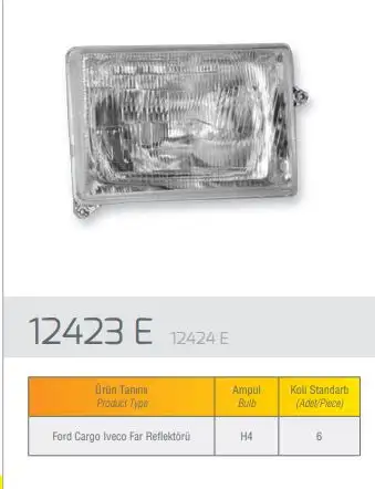 FARBA 12423D Ön Far (Sol) resmi