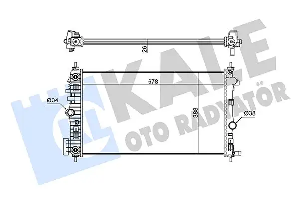 KALE 346190 Radyatör resmi